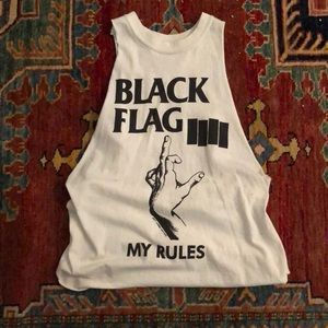 Black Flag 🔥 ‘My Rules’ Crop Top